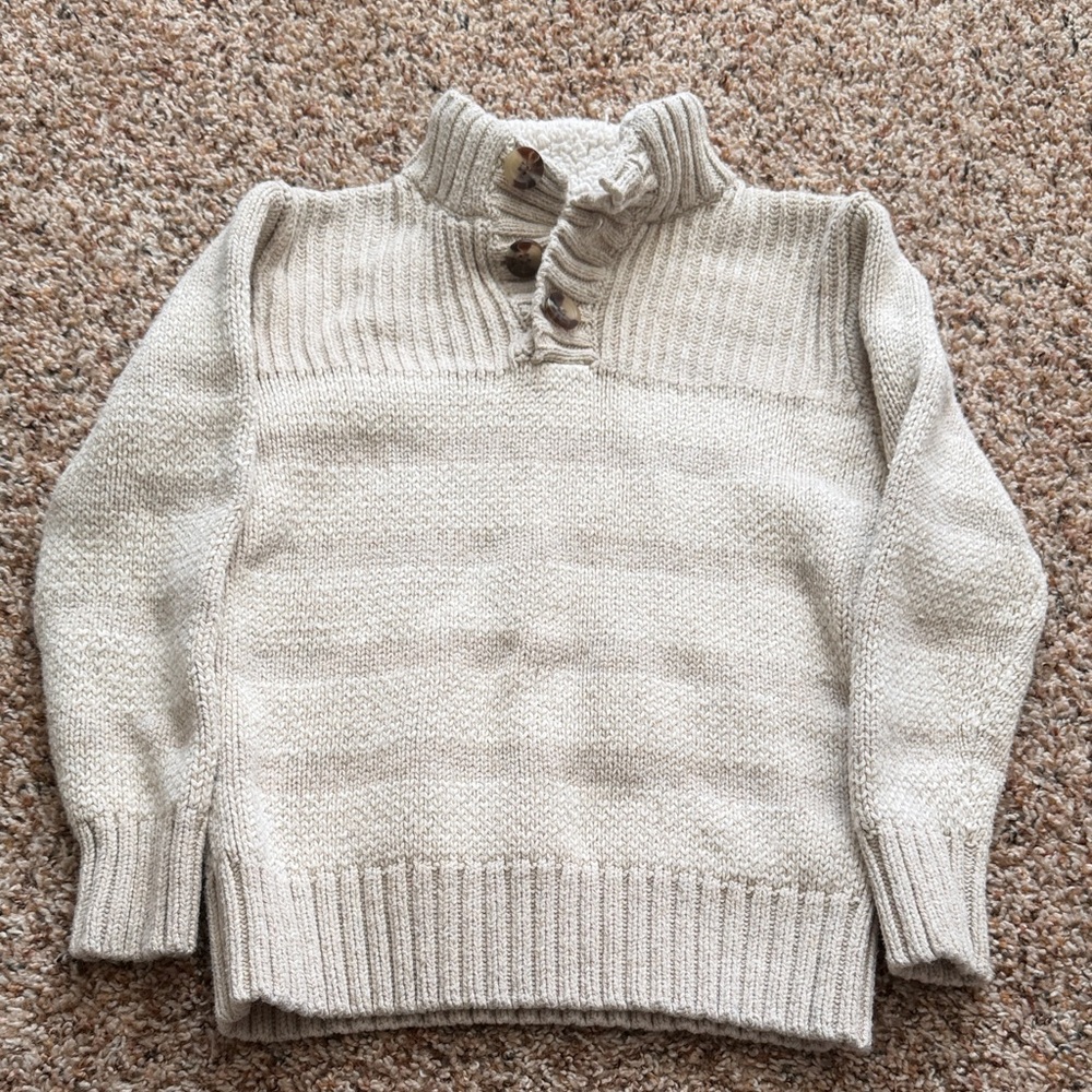 Cat & Jack Women's Beige Turtleneck Sweater
